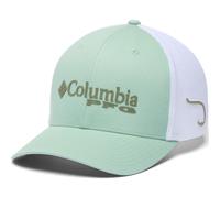 Columbia PFG Logo Mesh Ball Cap misty jade, white, hook (357) S/M
