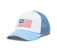 Columbia PFG Patch Dad Cap, Unisex, Weiß/Carbon/Fischstern-Flagge, Einheitsgröße