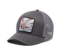 Columbia PFG Patch Mesh Ballkappe, Shark/City Grey/Redfish Shine, XX-Large