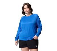 Columbia PFG Solar Stream Langarm-Shirt für Damen, Lebhaftes Blau, Klein