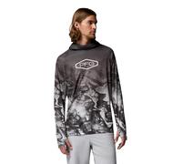 Columbia PFG Super Terminal Tackle Vent Hoodie für Herren, Shark Aerials Fade, XX-Large