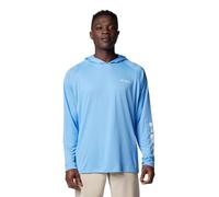 Columbia PFG Terminal Tackle™ Kapuzenpullover, weiße Kappe/weißes Logo, Größe XL