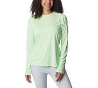 Columbia Damen PFG Tidal Tee Ii Long Sleeve T-Shirt, Key West/Peach Fizz-Logo, XX-Large