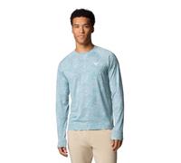Columbia PFG Uncharted Langarm für Herren, Crushed Blue Swamplands, Mittel