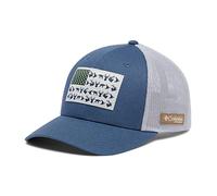 Columbia PHG Mesh-Ballkappe mit Jagdwild-Flagge, hohe Krone, Blau/Grau (Zinc/Cool Grey), Größe 2XL