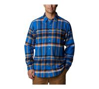 Columbia Pitchstone™ Heavyweight Flannel Shirt, Bright Indigo Macro Multi, XX-Large