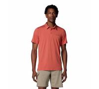 Columbia Tech Trail Poloshirt orange-rot - XL