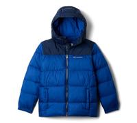 Columbia Puffect Hooded Jacket, Unisex-Baby Pufferjacke mit Kapuze, Mountain Blue/Collegiate Navy, 2096273