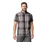 Columbia Rapid Rivers II-Kurzarm-T-Shirt für Herren, zum Wandern, matt, Plaid Grau Stadt Multi, Large Hoch
