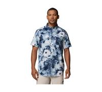 Columbia Rapid Rivers Printed Short Sleeve Shirt collegiate navy, flowerblur (476) S