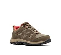 Columbia Redmond III WP wasserdichte Wanderschuhe für Damen, Braun (Pebble x Red Coral), 40.5 EU