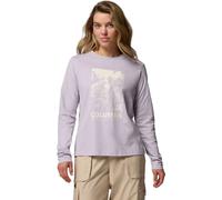Columbia Rolling Bend Graphic Long Sleeve Crew lavender pearl, amazing heights (554) S