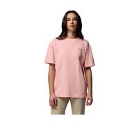 Columbia Rolling Bend Graphic Oversized Tee pink sand, bubbly scoped view (669) L