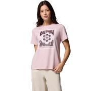 Columbia Rolling Bend Seasonal Graphic Damen T-Shirts beige Größe S Lifestyle Hautfreundlich