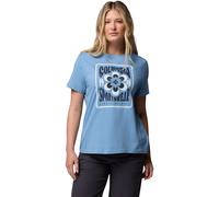 Columbia Rolling Bend Seasonal Graphic Damen T-Shirts blau Größe XS Lifestyle Hautfreundlich