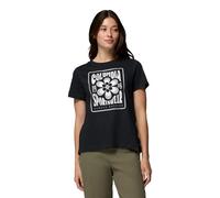 Columbia Rolling Bend Seasonal Graphic Damen T-Shirts schwarz Größe S Lifestyle Hautfreundlich