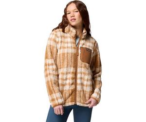 COLUMBIA Rollkragen West Bend Print Full Zip II (2085854) L Camel Brown Herringplaid