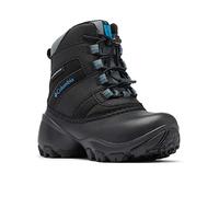 Columbia Rope Tow 3 Waterproof wasserdichte Winterstiefel für Kinder, Schwarz (Black x Dark Compass), 25 EU