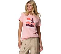 Columbia Damen Ruby Springs Graphic Fitted T-Shirt (Größe M, rosa)