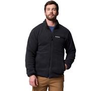 Columbia Rugged Ridge High Pile Full Zip Herren Rollkragenpullover, schwarz XL