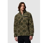 Columbia Rugged Ridge High Pile Half-Zip Fleece Pullover stone grn chckd out / grns Herren Gr. S