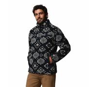 COLUMBIA Rugged Ridge High Pile Half Zip Herren | BLACK CHECKED OUT, BLACK | XXL