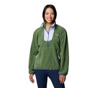Columbia Damen Half Zip Sequoia Grove Fleece mit halbem Reißverschluss, Canteen/Snowdrift/Clematis Blue, S