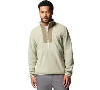 Columbia Sequoia Grove Herren-Fleece, halber Reißverschluss, Safari/Stone Green, L