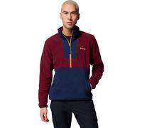 Columbia Sequoia Grove Half Zip Fleece rich wine, collegiate navy (624) L