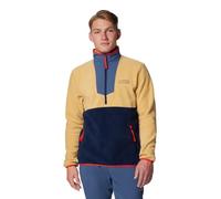 Columbia Sequoia Grove Herren-Fleece, halber Reißverschluss, Light Camel/Dark Mountain/Collegiate Navy/Spicy, XL