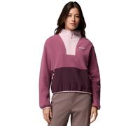 Fleecepullover COLUMBIA "Sequoia Grove II Half Zip Fleece", Damen, Gr. S (34/36), rosa (antique mauve, moonvista, mineral pink), Fleece, Obermaterial: 100% Polyester, Sweatshirts Fleecepullover, mit H