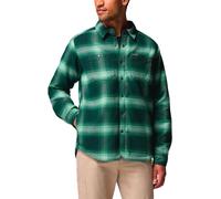 Columbia - Chemise doublée en sherpa - Windward II Shirt Jacket Rain Forest Blurred Ombre für Herren - Größe L - Grün Grün L