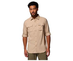 Columbia - Silver Ridge Utility II Long Sleeve Ancient Fossil - L - Wanderhemd Argent L