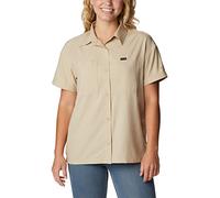 Columbia Silver Ridge Utility-Kurzarmshirt für Damen, Altes Fossil, X-Groß