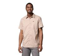 Columbia Silver Ridge Utility Lite Herren-Kurzarmshirt, Ancient Fossil Pulaski Plaid, 3X