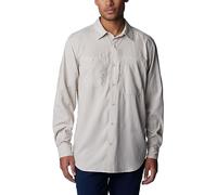 Columbia Silver Ridge Utility Lite Herren-Wandershirt, langärmelig, dunkler Stein, Größe 3XL Große Größen