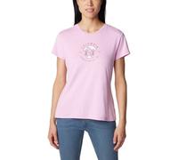 Columbia SLOAN RIDGE™ GRAPHIC SS TEE Damen T-Shirt, rosa, größe S