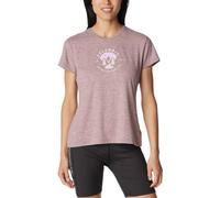 Columbia SLOAN RIDGE™ GRAPHIC SS TEE Damen T-Shirt, weinrot, größe XS