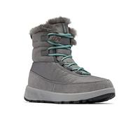 Columbia Slopeside Peak Luxe wasserdichte Schneestiefel für Damen, Grau (City Grey x Dusty Green), 39 EU
