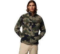 Columbia Steens Mountain Printed Herren Rollkragenpullover, grün XL