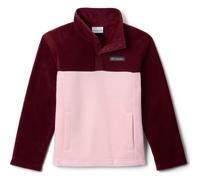 Columbia - Kid's Steens Mtn II 1/4 Snap Fleece Pull-Over - Fleecepullover, Gr. 140 M, rot/rosa (SatinPink/RichWine)