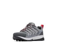 Columbia Strata Trail Low Wanderschuh für Herren, Titanium Grey Steel/Mountain Red, 42 EU