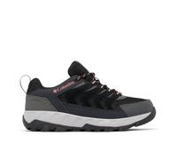 Columbia Strata Trail Low wasserdichter Wanderschuh für Damen, Schwarz/Juicy, 38.5 EU