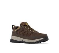 Columbia Strata Trail Low wasserdichter Wanderschuh für Herren, Cordovan/Goldgelb, 46 EU