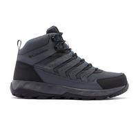 Columbia Men's Strata Trail Mid Waterproof Hiking Shoe graphite, phoenix blue (053) 9.5