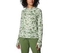 Columbia Summit Valley Long Sleeve Crew für Damen, Salbeiblatt Popflorid, Größe M