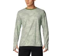 Columbia Summit Valley Sun Deflector Long Sleeve Crew für Herren, Canteen Beachwood, Large