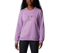 Columbia Sweater Hart Mountain™ II Graphic Crew Purple XS Damen, dunkelviolett, XS