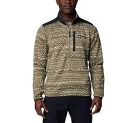 Columbia Herren Sweater Weather Printed Half Zip 2 Fleece Pull Over, Dark Stone Madras Multi, L