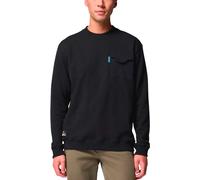 Columbia - Sweatshirt aus Baumwolle - High Cascades French Terry LS Black für Herren aus Baumwolle - Größe L - schwarz schwarz L
